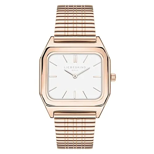 Liebeskind Berlin Quarzuhr Edelstahl - Elegante Armbanduhr mit 34 mm Gehäuse, hochwertigem Edelstahl-Meshband und präzisem Quarzwerk - perfekt für stilbewusste Frauen.
