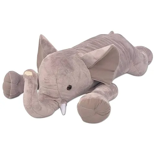 vidaXL XXL Elefant Kuscheltier 120 cm - Kuscheltiere: Weiches XXL Elefant-Plüschtier mit lebensechten Details, perfekt zum Kuscheln und Dekorieren im Kinderzimmer!