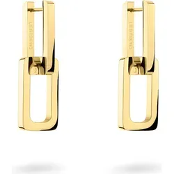 Liebeskind Berlin Rechteckige Ohrringe aus Edelstahl goldfarben - Sonstiger Schmuck, stilvolle rechteckige Ohrringe aus hochwertigem Edelstahl in elegantem Goldton.