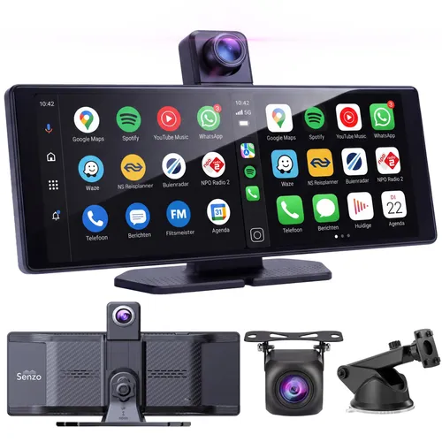 Senzo CarPlay Display 10.26 Zoll mit 4K Dashcam
