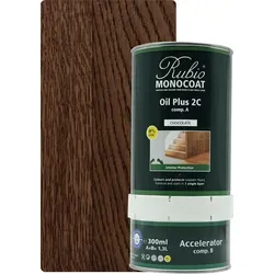 Rubio Monocoat Set Oil Plus 2C Chocolate 1300ml (A+B) von Rubio Monocoat