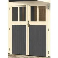 Karibu Zusatztür für Holz-Gartenhaus Kristiansund