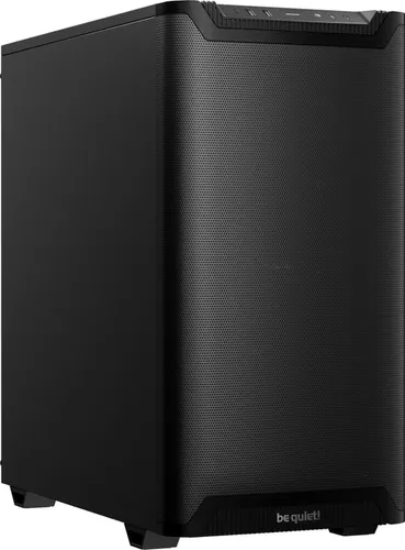 be quiet! PURE BASE 501 Airflow Black - PC-Gehäuse für mATX, ATX, Mini ITX, optimierte Luftzirkulation für maximale Kühlleistung