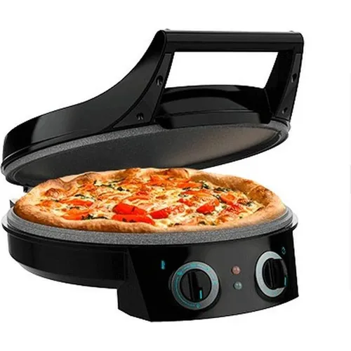 Cecotec Horno Eléctrico para Pizza Fun Pizza&Co. 1800 W - Pizzaofen mit 1800 W, ideal für professionelle Pizzazubereitung. Mit 30-Minuten-Timer, 180º Öffnung und Rockstone-Beschichtung für einfache Reinigung.