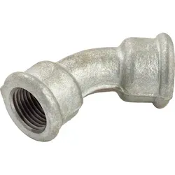 Fitting 18,6 mm (Rp 1/2) Temperguss 45 Grad