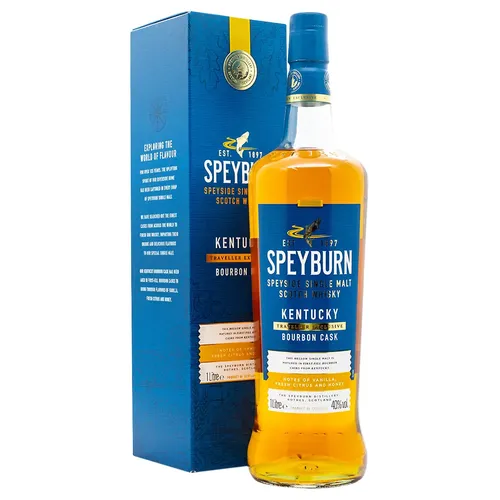 Speyburn Kentucky Bourbon Cask Speyside Whisky 1,0l 40%