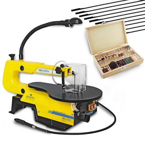 BAMATO Dekupiersäge DEK-1600V mit Werkzeug-Set von BAMATO