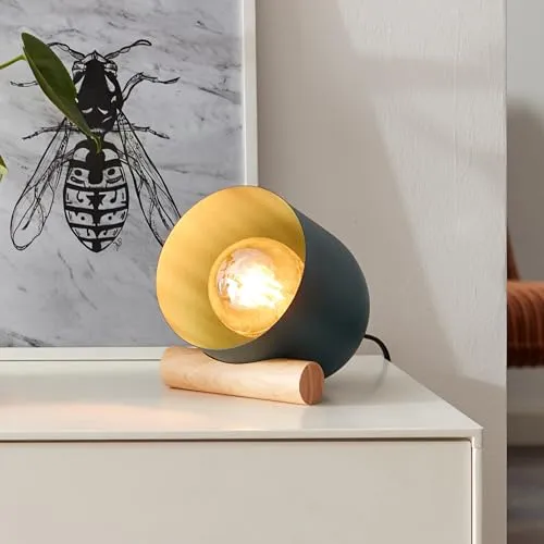 Lightbox skandinavische Tischlampe in türkis von Lightbox