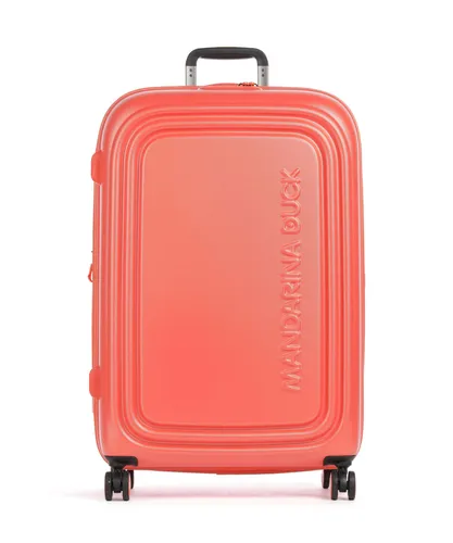 Mandarina Duck Logoduck+ Koffer 75 cm mit 4 Rollen in orange von Mandarina Duck