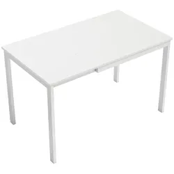 Ausziehbarer Esstisch 80-120 cm für 4-6 Personen – Platzsparender Küchentisch mit einfacher Ausziehfunktion