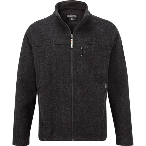 Sherpa Namgyal Jacket - Fleecejacke in Schwarz, Größe L - Hochwertige Fleecejacke mit Wollanteil für optimale Wärme und Komfort beim Wandern. Ideal für Outdoor-Abenteuer und kühle Tage.
