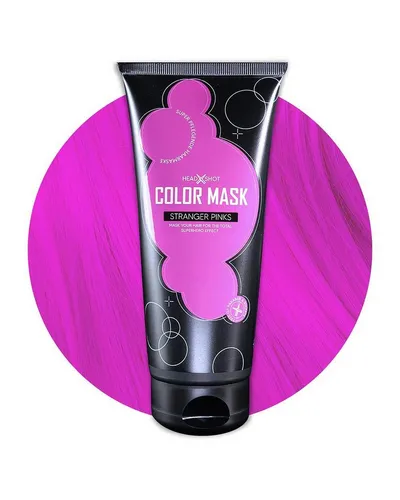 Haarmaske Headshot Color Mask Haarmaske Stranger Pinks (200 ml), Packung, mischbar, ammoniakfrei & frei von schädlichen Stoffen