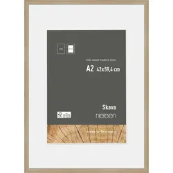 nielsen Bilderrahmen Skava 6341102 42x59,4cm Eiche - Einzelrahmen im skandinavischen Design, ideal für stilvolle Wandgestaltungen und Bilder bis 42x59,4 cm.