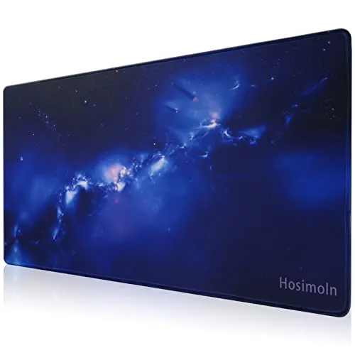 Hosimoln Gaming-Mausmatte, Large Größe 70x30CM Dicke3MM, Premium-strukturiertes rutschfestes und wasserdichtes Computer-Mousepad mit genähten Kanten für Gaming/Office/Home-70 x 30 ingyun02