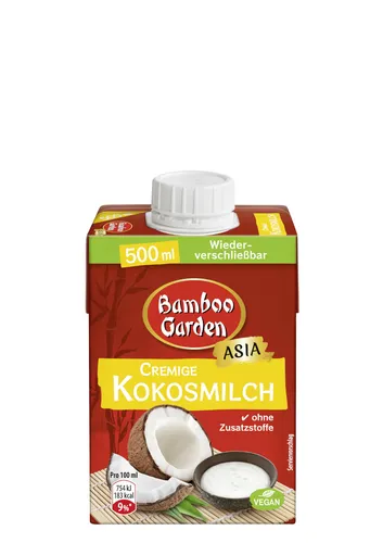 Nicht-tierische Milch von Bamboo Garden
