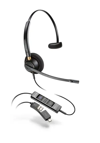 EncorePro 515-M - On Ear Headset mit Mikrofon, aktive Geräuschunterdrückung und Microsoft Teams Zertifizierung