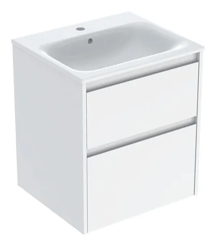 Geberit Renova Plan Möbelwaschtisch mit Unterschrank, 55x62,1x48cm