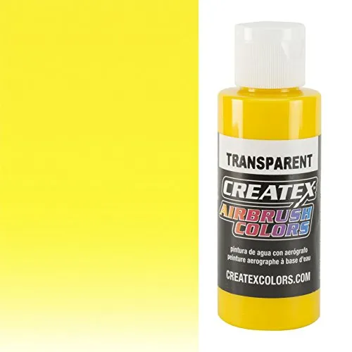 Createx - Airbrush Farbe - Transparent - 59 ml - Leuchtend Gelb