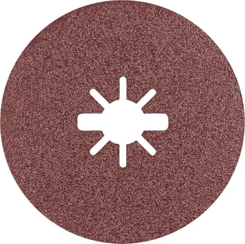 Bosch Accessories 2608621792 Fiberscheibe 115mm - Zubehör für Elektrowerkzeug: Hochwertige Fiberscheibe mit X-LOCK für schnellen Zubehörwechsel, ideal für effizientes Schleifen und Polieren.