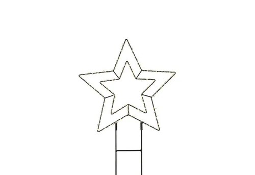 MARELIDA LED-Stern für Außen – 180 warmweiße LEDs, 38cm Weihnachtsdeko - Beleuchtete Weihnachtssterne – 180 warmweiße LEDs im stabilen 38cm Stern, ideal für den Außenbereich und perfekte Weihnachtsdekoration für Vorgarten und Balkon.