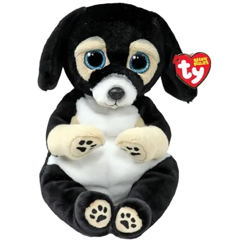 TY Ranger Hund Beanie Bellies Medium 24cm - Quetschbare Beanie Baby Weiche Pluschtiere - Sammelbares Kuscheliges Stofftier