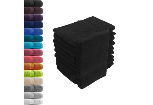 Handtücher Schwarz von Hometex Premium Textiles