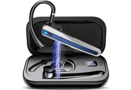 SpionProfi Bluetooth Headset Ear Freisprecheinrichtung Handy Telefon Anruf Musik Headset (Universal Bluetooth Headset