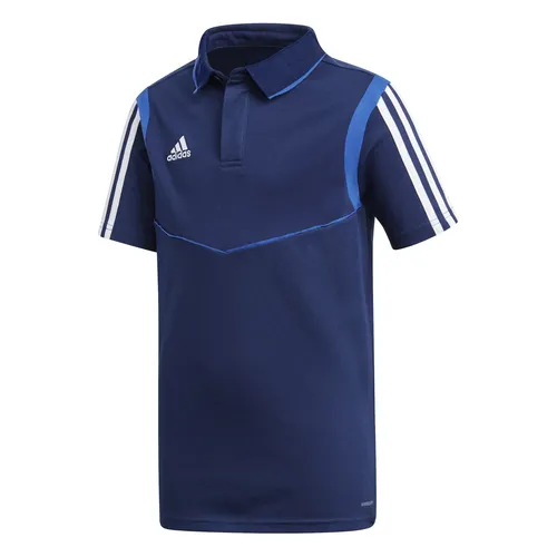 adidas Performance adidas Sport-Polo Tiro 19 Cotton (Baumwolle, feuchtigkeitsableitend) dunkelblau Jungen