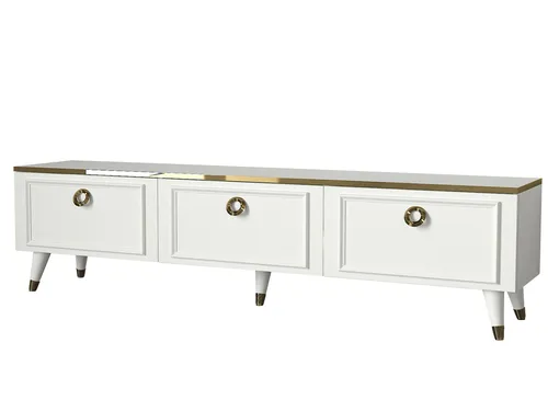 TV Lowboard Weiß Cornelia