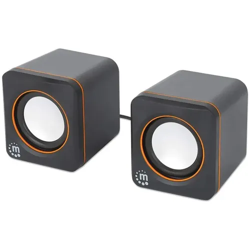 Manhattan USB-Lautsprecher - 2600 Series schwarz/orange