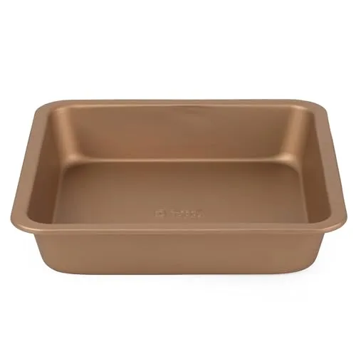 Russell Hobbs RH02148GEU7 Opulence 22cm viereckige Backform, quadratische Tortenform, Backblech, Kohlenstoffstahl Ofenblech, leicht zu reinigen Antihaftbeschichtung, baking tray, oven tray