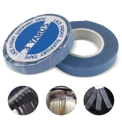 MeoZynxadril 2 Rollen Tape Extensions Kleber - Doppelseitiges Klebeband für Toupets und Haarverlängerung
