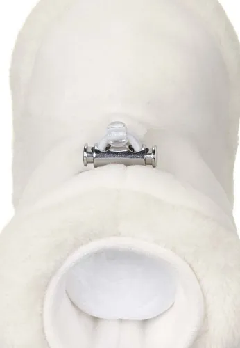 Sterntaler Jungen Baby Schuh Stiefel, Elfenbein, 17/18 EU - Hausschuhe für Jungen, kuschelig und warm gefüttert, ideal für die ersten Schritte zu Hause.