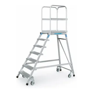 ZARGES Podesttreppe einseitig 7 Stufen von ZARGES