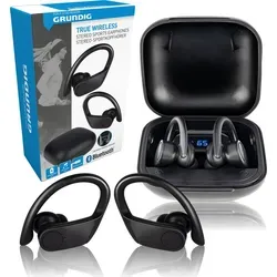 Grundig Bluetooth In-Ear Kopfhörer für Sport - Tragbare Ladebox und integriertes Mikrofon