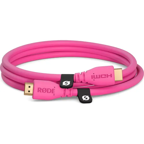 RØDE HDMI-1.5 Pink (1.50 m, HDMI) (HDMICABLE1.5M-P) in pink von RØDE