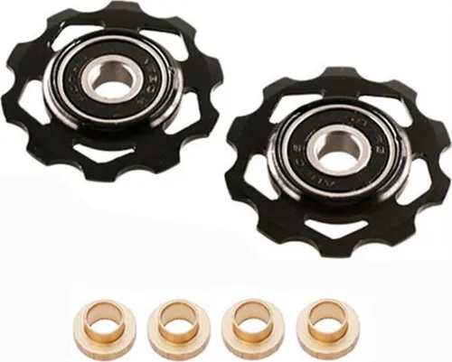 Produktbild Point Schaltwerkrollen 10 Zähne, schwarz, Paar, Aluminium