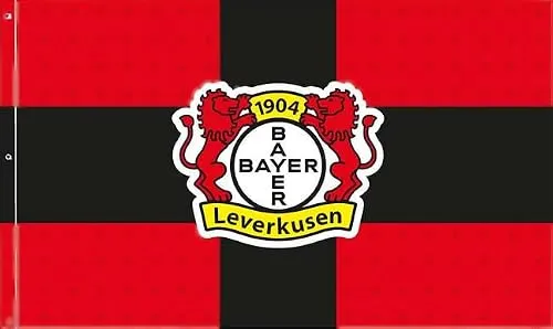 Flaggen & Windsäcke Rot von Bayer 04 Leverkusen