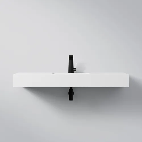 Steinberg Serie 444 Wand-Waschtisch mit 1 Hahnloch von Steinberg