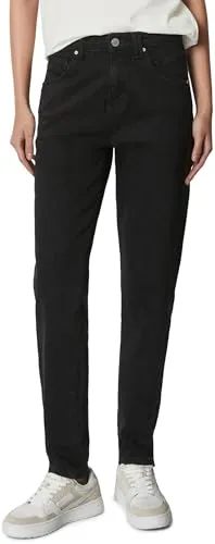 Marc O'Polo Denim Damen Jeanshose Boyfriend Fit, Schwarz (Multi/Vintage Black) - Jeans für Damen im Boyfriend Fit, aus hochwertiger, nachhaltiger Baumwolle mit Stretch-Anteil für perfekten Tragekomfort, ideal für Alltag und Freizeit.