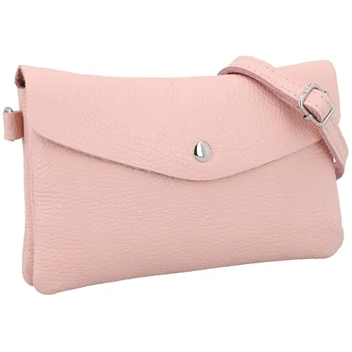 Gusti Leder Umhängetasche Marama - Ledertasche Crossbody Tasche Clutch Handtasche Damen Beige Leder