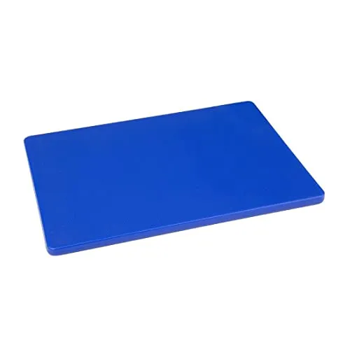 Hygiplas LDPE Schneidebrett Blau 30,5x22,9x1,2cm - Schneidebrett aus hochwertigem Polyethylen, farbkodiert und geruchsneutral. Ideal für die Einhaltung von Hygienevorschriften in der Küche.
