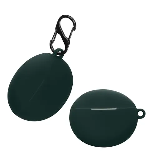 kwmobile Hülle kompatibel mit Xiaomi Redmi Buds 4 Active Hülle - Kopfhörer Case - TPU Silikon Cover - Schutzhülle in Dunkelgrün