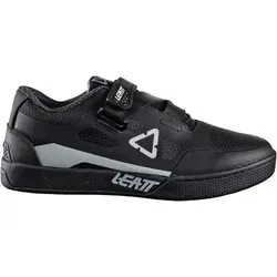 5.0 Clip-Schuhe – Schwarz – 10,5 US / 44,5 EU - Fahrradschuhe aus Wildleder mit flacher Gummisohle, ideal für optimalen Halt und Komfort beim Radfahren.