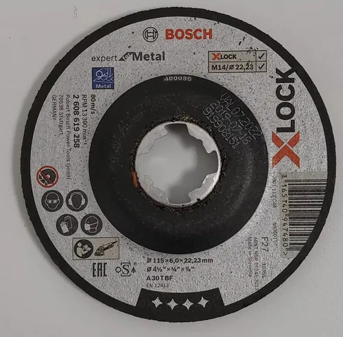 Bosch Expert X-LOCK Schruppscheibe Metall