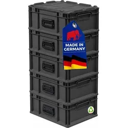 SuperSparSet 5x Eurobox NextGen Portable in schwarz von Proregal