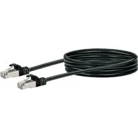 Schwaiger CAT 6 Netzwerkkabel (SF/UTP) RJ45 Stecker > RJ45 Stecker 1 m Schwarz