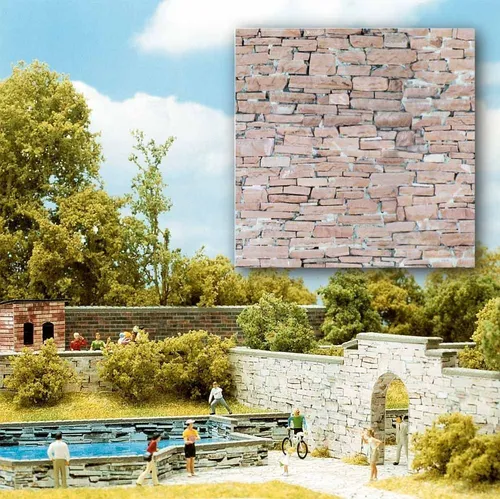 Busch 7423 Dekopl. Sandstein H0/TT