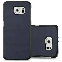 Produktbild Cadorabo Hülle für Samsung Galaxy S6 Schutz Hülle in Blau Hard Case Etui Holz Optik Handyhülle