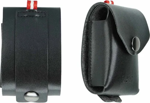 caseroxx Funkmeldertasche für Swissphone BOSS / RES.Q – Schutztasche mit Displayausschnitt, Gürtelclip & Karabinerhaken – robust, schwarz